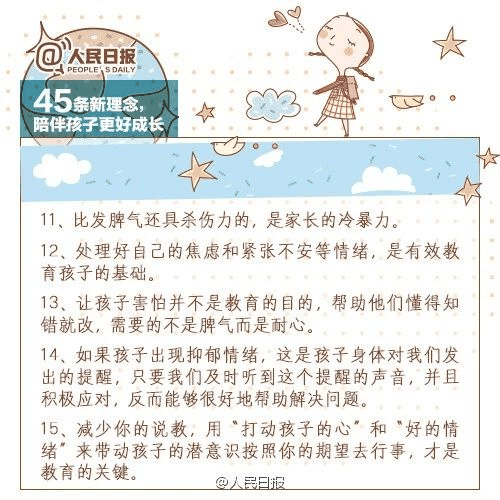 人民日報：45條陪伴孩子的新理念，值得收藏！