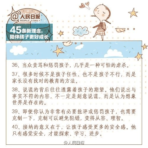 人民日報：45條陪伴孩子的新理念，值得收藏！